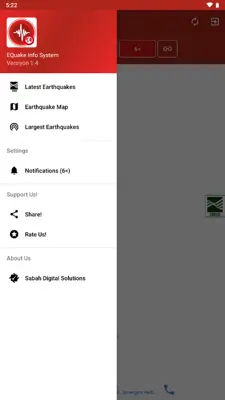 EQuake Info System android App screenshot 5